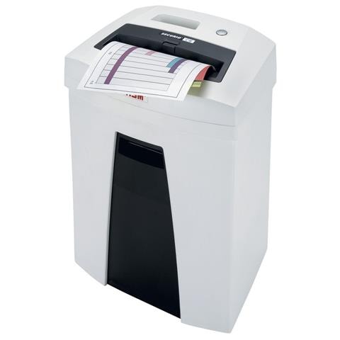Distruggidocumenti a Strisce Securio C16 Automatico con cestino da 25L capacità di 12-14 fogli - Bianco - Foto 2